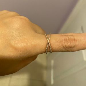 SOLD abqcornay- Rose gold Diamond Ring size 6